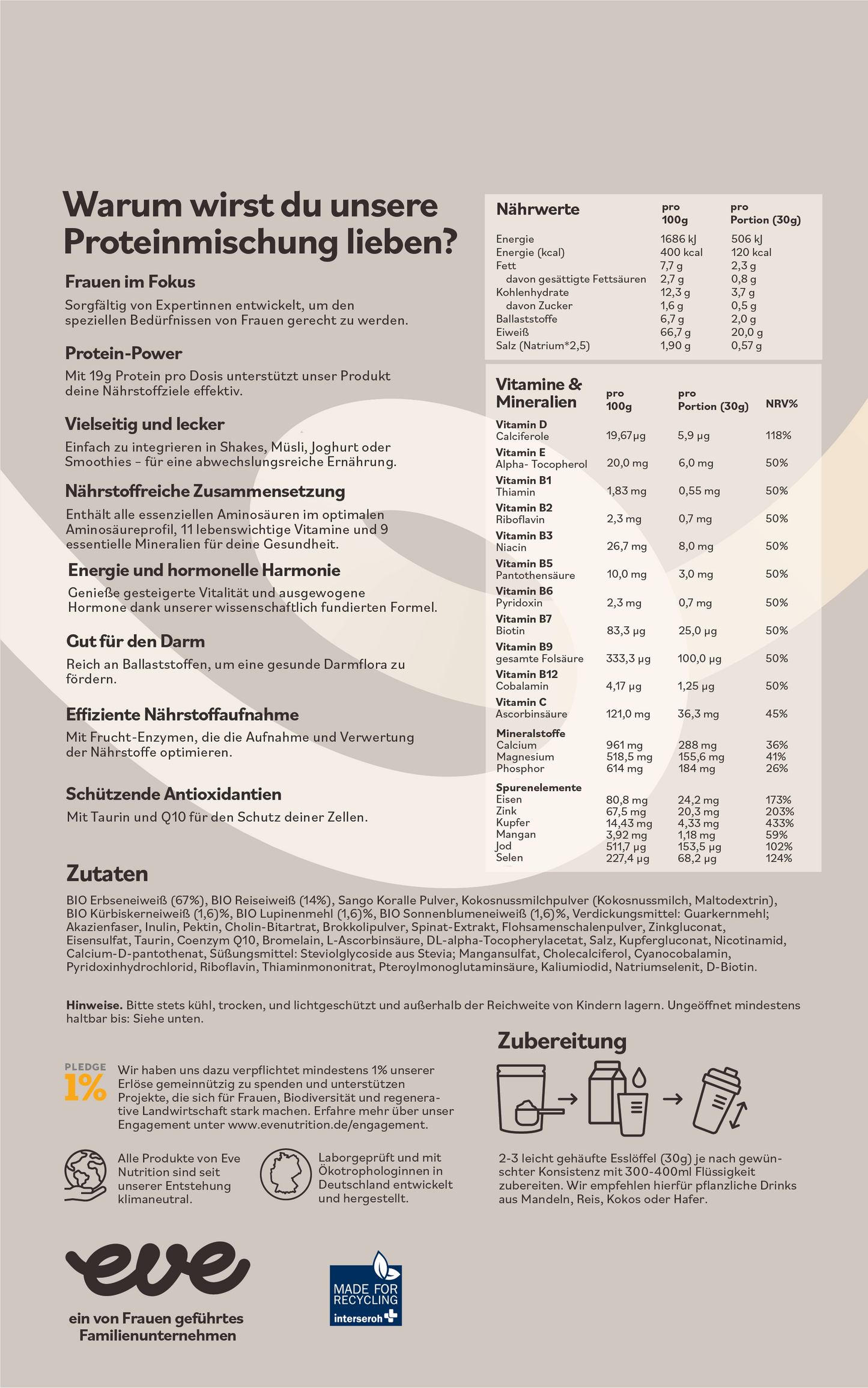 Lieferbar ab 10.01.2026: Simply Neutral Protein (vegan)