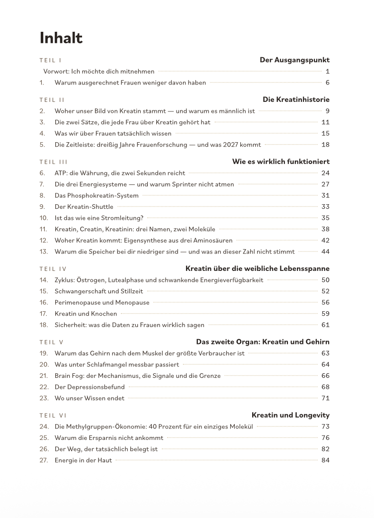 The Female Creatine Guide — Kreatin für Frauen | eve nutrition (Hardcover)
