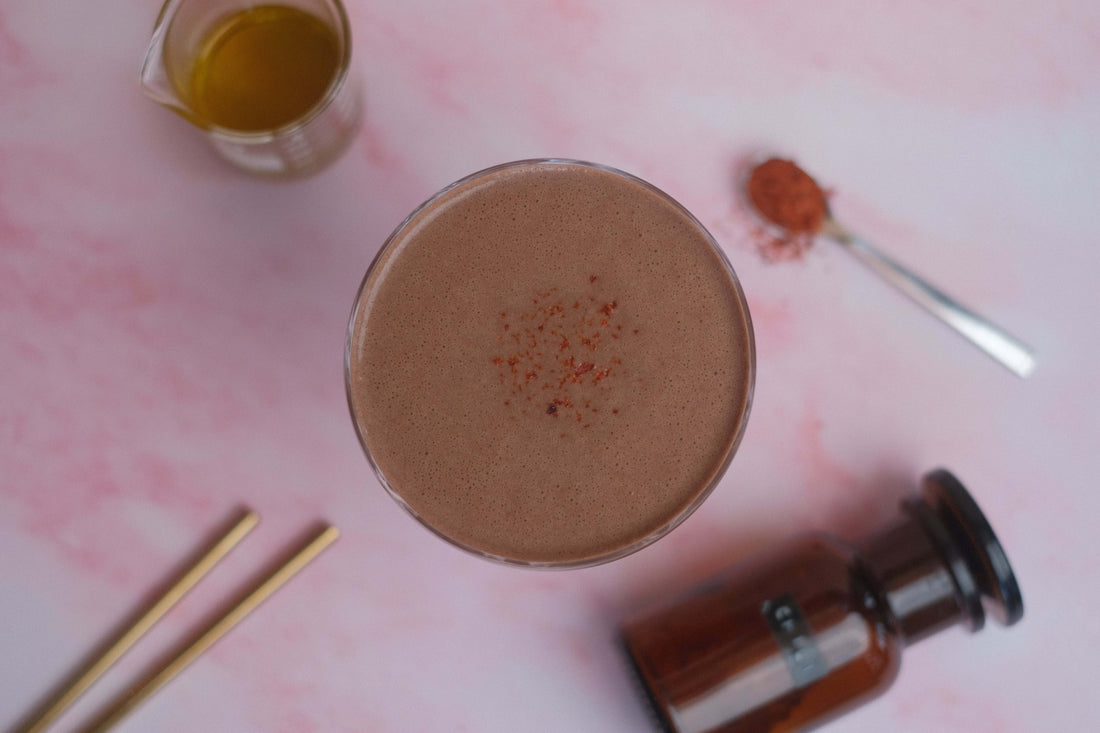 Olivenöl-Schoko Shake