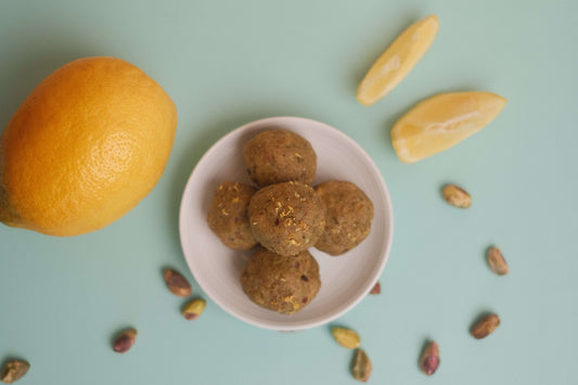 Pistazien-Zitronen Protein Pralinen