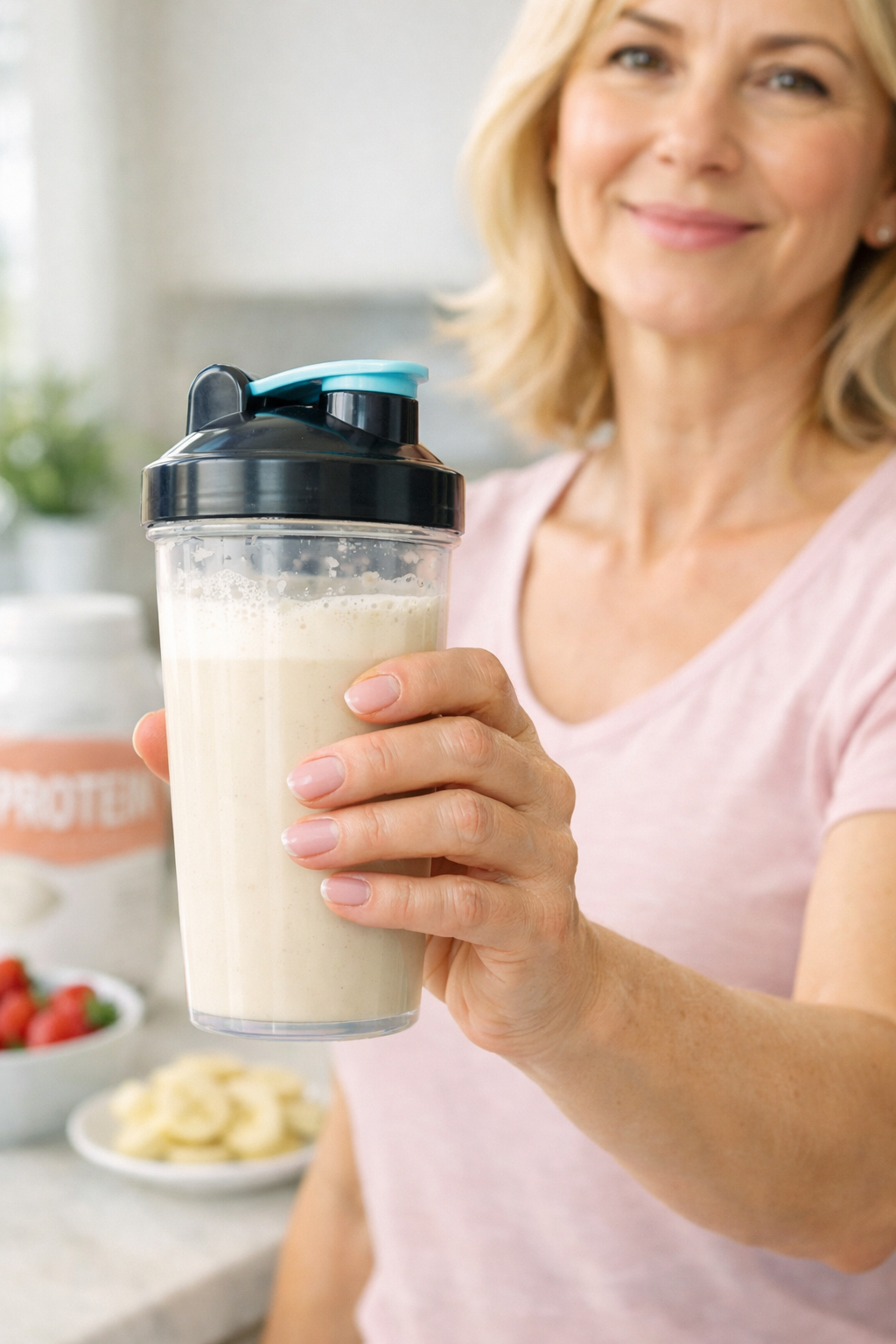 Wie Proteinpulver dich in den Wechseljahren unterstützen kann