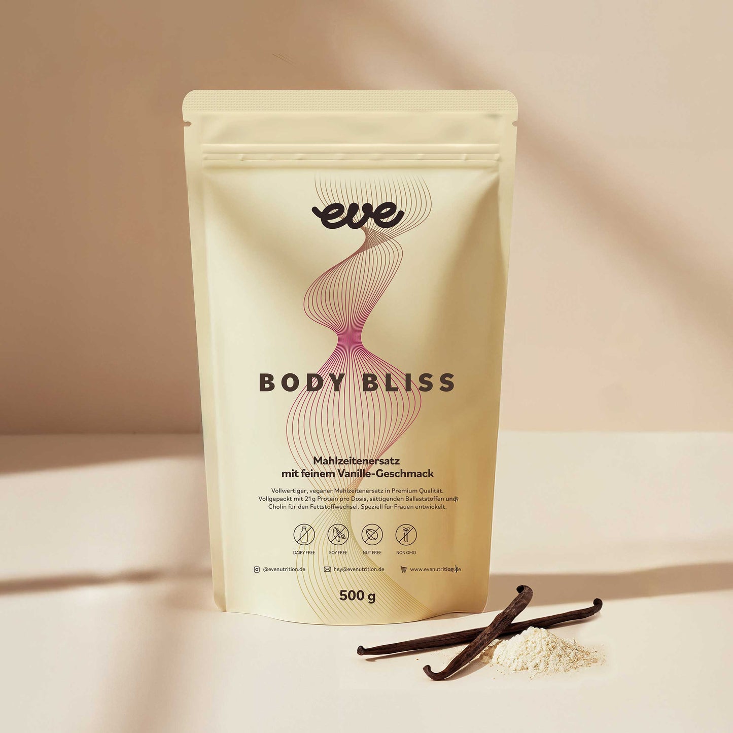 Body Bliss Bourbon Vanille - Mahlzeitersatzgetränk (vegan)