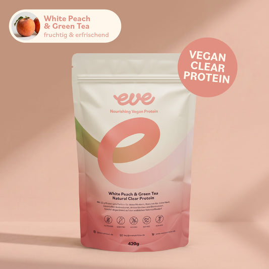 White Peach & Green Tea Natural Clear Protein - (vegan)