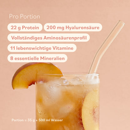 White Peach & Green Tea Natural Clear Protein - (vegan)