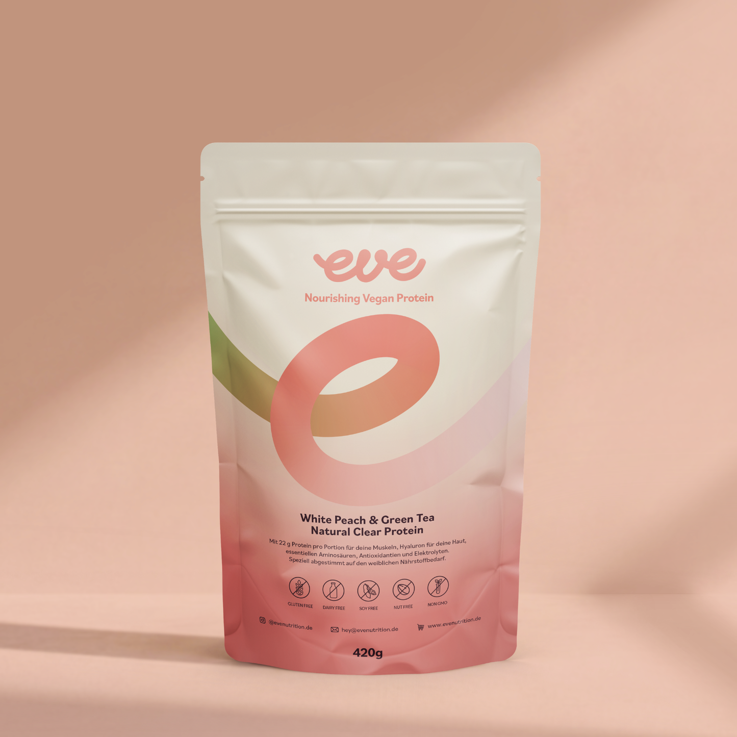 White Peach & Green Tea Natural Clear Protein - (vegan)