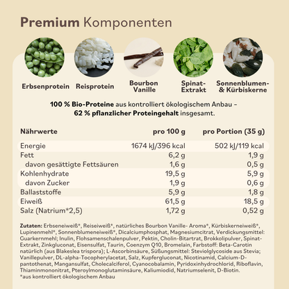 Nourishing Vanilla Protein (vegan)