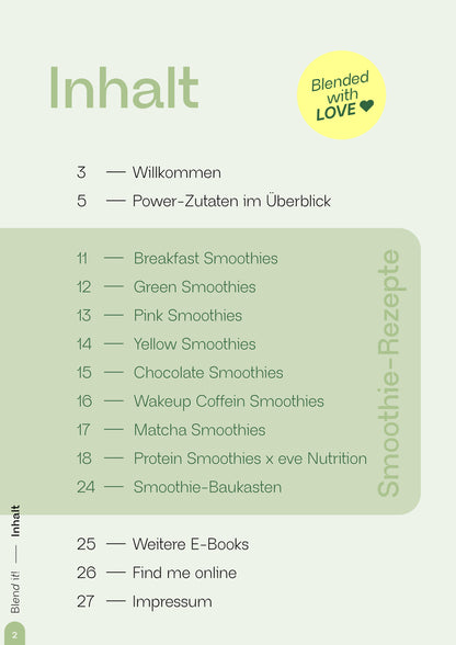 Blend it! Protein Smoothie Rezepte by Kaya Renz