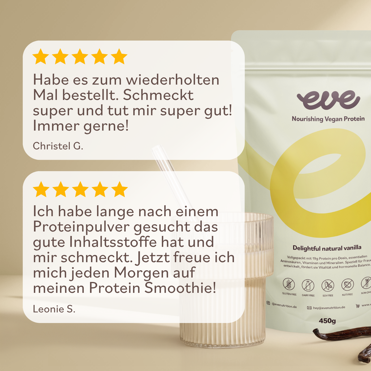 Nourishing Vanilla Protein (vegan)
