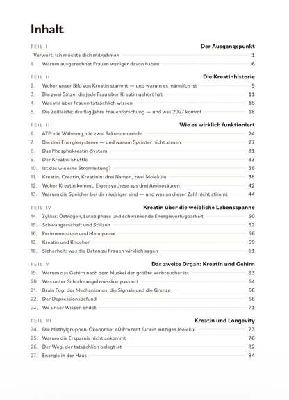The Female Creatine Guide — Kreatin für Frauen | eve nutrition (Hardcover)