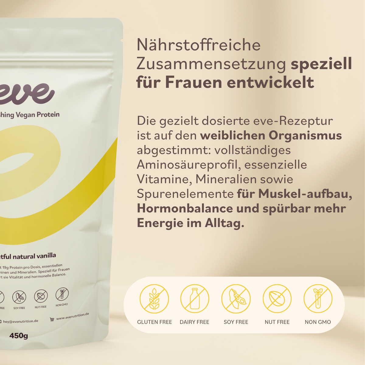 Nourishing Vanilla Protein (vegan)